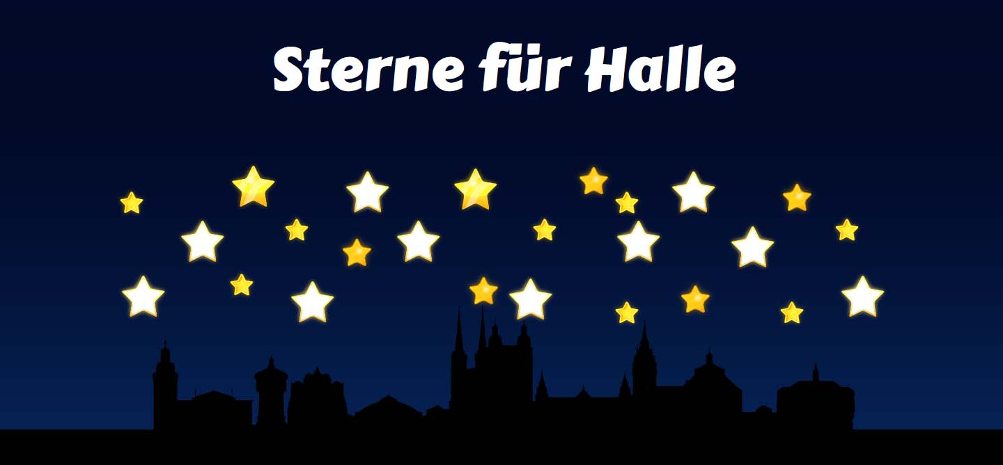 Sterne für Halle
