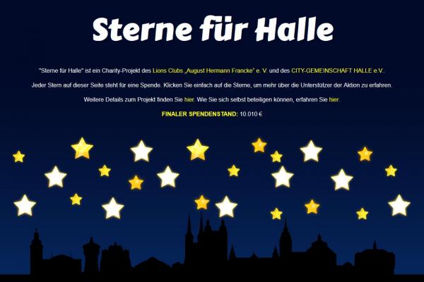 Sterne für Halle